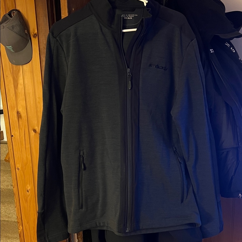 Men's Black Performance Jacket by [Brand]